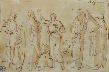 Socrates drinkt de beker met dollekervel, ca. 1787