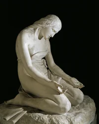 De Boetvaardige Magdalena, door Antonio Canova