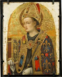 Saint Louis de Toulouse, bisschop van Toulouse, achterneef van koning Lodewijk IX, de heilige ...