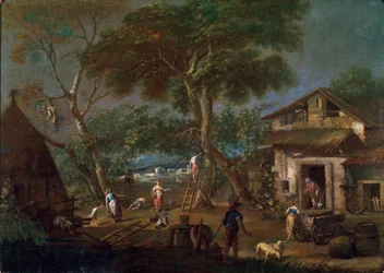 Italiaans Landschap, ca. 1750-1795