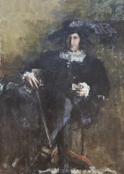 Zittende musketier, c.1920