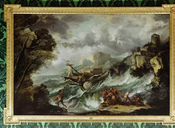 Zeegezicht met Schipbreuk, c.1700-07