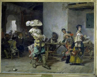 „Een opschepper in een herberg“