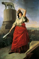 Allegorie van de eenwording van Italië, door Antonio Muzzi
