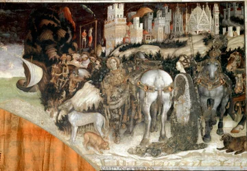 Sint Joris bevrijdt de Prinses van Trebizonde (detail)