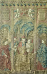 Besnijdenis van St. Johannes de Doper, geborduurde gewaden