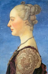 Portret van een jonge vrouw, 1475