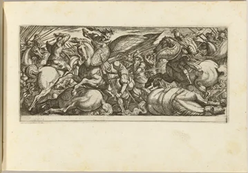 Slag tussen cavalerie en infanterie
