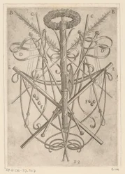 Ornament met folterwerktuigen