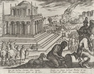 De Tombe van Mausolus, uit 