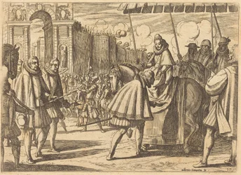 Triomfantelijke intocht van Margaretha van Oostenrijk