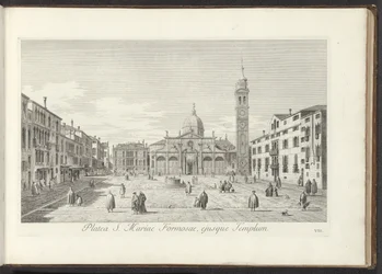 Gezicht op Campo Santa Maria Formosa te Venetië
