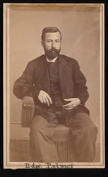 Portret van Edward Palmer 1829-1911, 1868-1869
