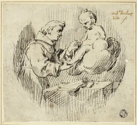 De heilige Antonius van Padua met het Kindje Jezus
