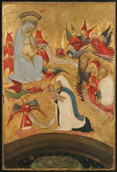 Santa Francesca Romana met het Christuskind, ca. 1445