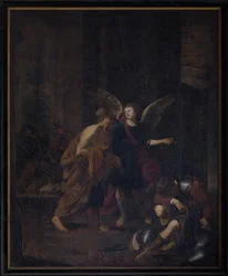 De engel die Petrus bevrijdt uit de gevangenis
