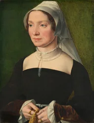 Vrouw van een Lid van de de Hondecoeter Familie, 1543