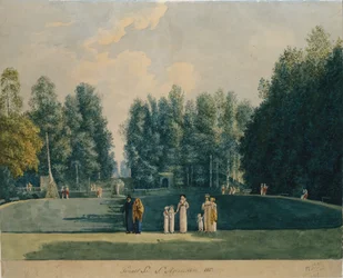 In het park. Olgovo, 1813
