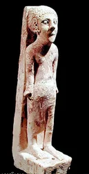 Beeldje met Egyptische invloed, uit Amman, 900-500 BC