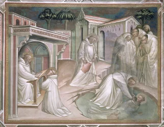 Maurus redt Placidus, detail uit het leven van Sint-Benedictus