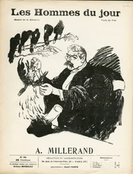 Omslag van Les Hommes du jour, nummer 36, Satiriek in Z & W