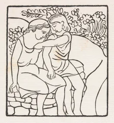 Daphnis en Chloë: Daphnis en Chloë aan het spelen