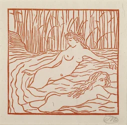 Galatea im Wasser