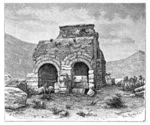 De gevangenis van St. Paulus, Efeze, Turkije, 1895