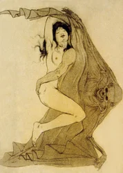 Illustratie uit “Les Fleurs du Mal”, gedichten van Charles Baudelaire, 1899