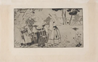 La Ronde de Pont-Aven (De Dans in Pont-Aven) 1891