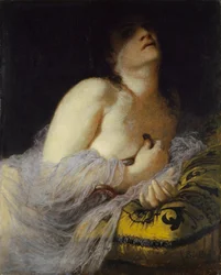 De dood van Cleopatra (eerste versie), 1872