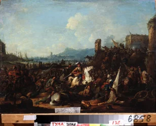 Het beleg van La Rochelle, oktober 1628