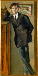 Alban Berg, componist (olieverf op doek)