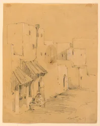 Straat in Tanger
