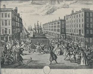De humor van Billingsgate, 1736