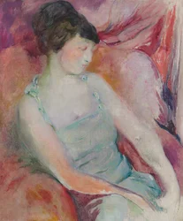 Portret van Helen Fleck Seyffert, c.1921