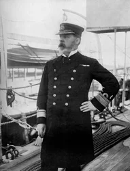 Viceadmiraal Henry Bury Palliser, commandant van de Britse Pacifische vloot