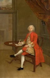 Portret van een Man in Rood, 1785