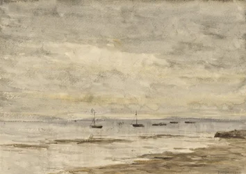 De Solent (aquarel op papier)