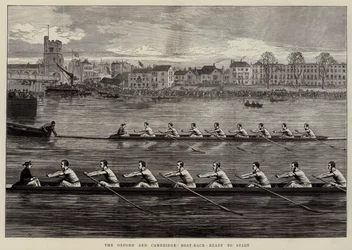 De Oxford en Cambridge Bootrace, Klaar om te Starten