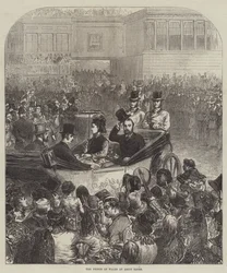 De Prins van Wales bij Ascot Races