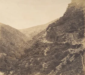 Op de Weg naar Watersmeet, nabij Lynton, Noord-Devon, 1856