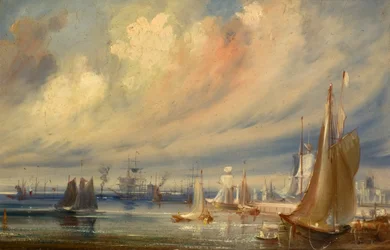 Dundee Docks vanaf de Patent Slip