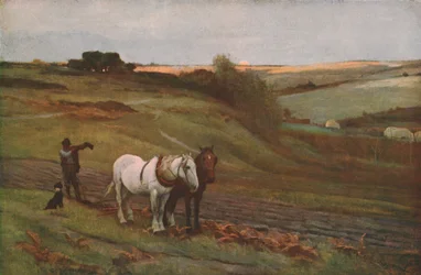 Aan het einde van de dag, laat 19e-begin 20e eeuw, c1930
