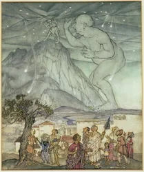 Hercules Ondersteunt de Hemel in Plaats van Atlas