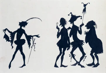 Illustratie uit De Schone Slaapster, editie door C.S. Evans, gepubliceerd 1920