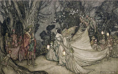 De ontmoeting van Oberon en Titania