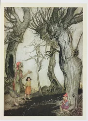 De Bomen en de Bijl, illustratie uit 