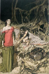 Het Huwelijk van Grimhilde, de moeder van Hagen uit 