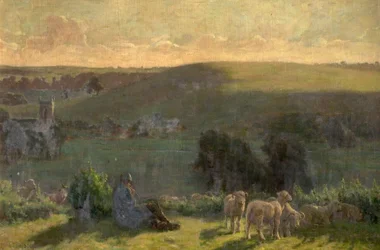 In het Down Country, 1900
